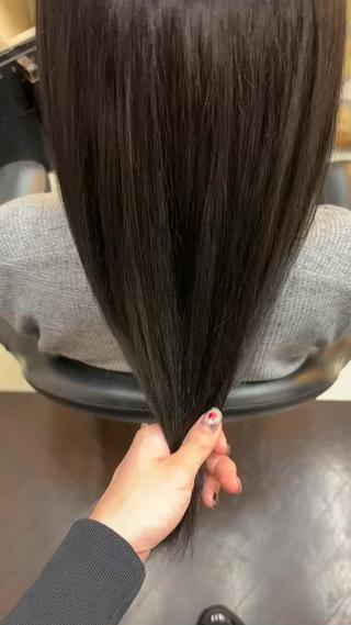 ロング アリヤマ メイカのヘアスタイル