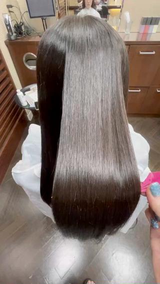 ロング アリヤマ メイカのヘアスタイル