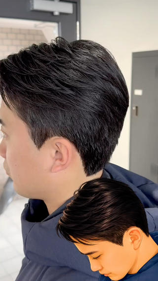 ショート パーマ メンズ 立川メンズ韓国ヘア ｜パーマ特化コーキのヘアスタイル