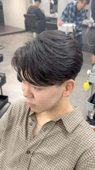 ミディアム メンズ 立川メンズ韓国ヘア ｜パーマ特化コーキのヘアスタイル
