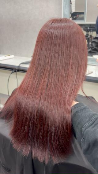 ミディアム カラー ブリーチ有無Wカラー メンズパーマ大成のヘアスタイル