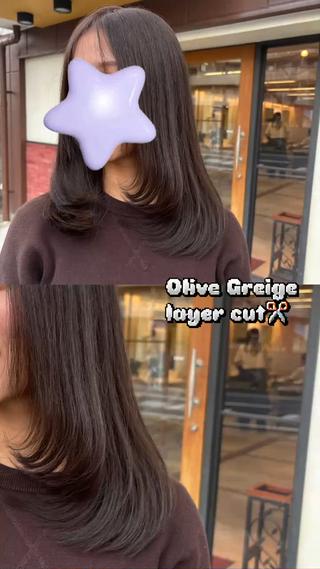 透明感のあるOlivecolorです★

落ち着いてるけど、
ほんのり色味も楽しみたい方におすすめです 