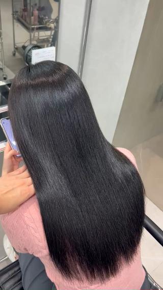 トーンダウンで地毛風カラー