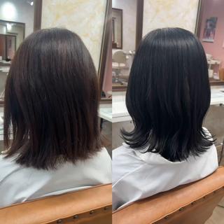 ミディアム 髪質改善/ メンズカット・パーマのヘアスタイル