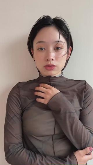 ショート ELENA所属・ナチュラルなショート 北本空河のヘアスタイル