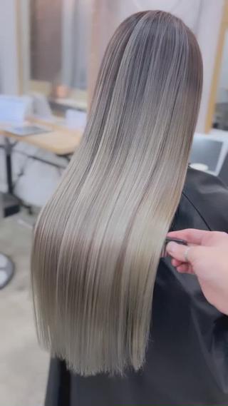 バレイヤージュ / ホワイトベージュ