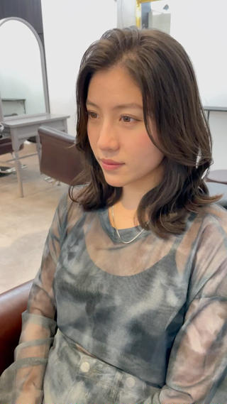 ミディアム GRAND LINE/グランドライン所属・北村 斗和のヘアスタイル