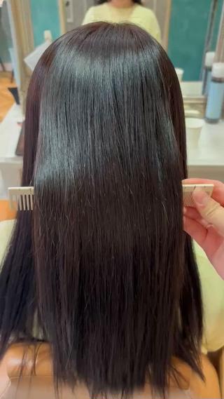 ミディアム 透明感カラー/ボブ レイヤー/あいりのヘアスタイル