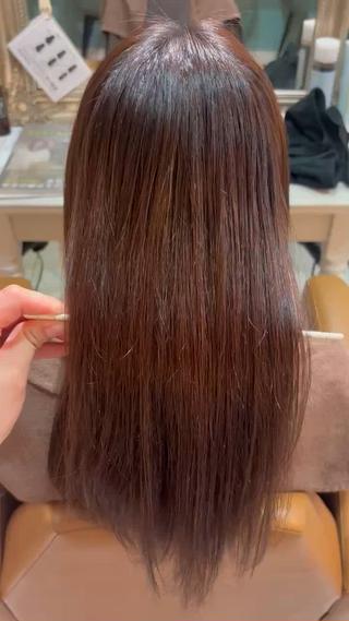 セミロング 透明感カラー/ボブ レイヤー/あいりのヘアスタイル