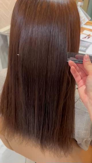 セミロング 透明感カラー/ボブ レイヤー/あいりのヘアスタイル