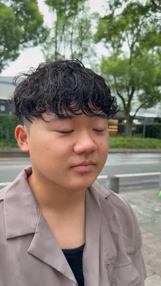 ショート パーマ メンズ メンズ特化美容師/栄 /本間さつきのヘアスタイル