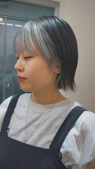 ショート カラー KAKERU/ボブ/ ショート/パーマ🌱のヘアスタイル