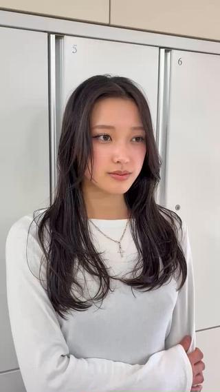 ロング CREA渋沢 モデル募集🌺アイナのヘアスタイル