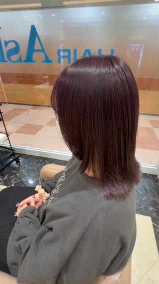 ロング 髪質改善カラー なーこ💖🌈のヘアスタイル