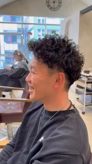 パーマ メンズ メンズ指名多数!! 田島史也のヘアスタイル