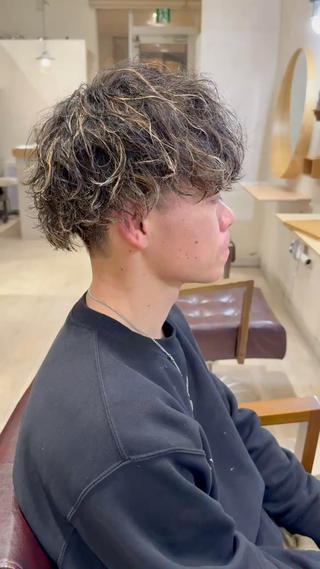 カラー パーマ メンズ メンズ指名多数!! 田島史也のヘアスタイル