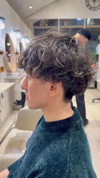 パーマ メンズ メンズ指名多数!! SiLO 田島のヘアスタイル