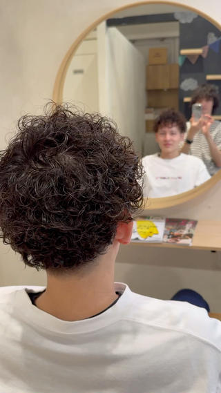 パーマ メンズ指名多数!! 田島史也のヘアスタイル