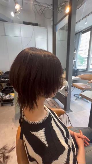 ショート うしだ かおるのヘアスタイル