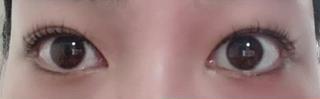 パーマした次の日の洗顔した後の目元︎
 