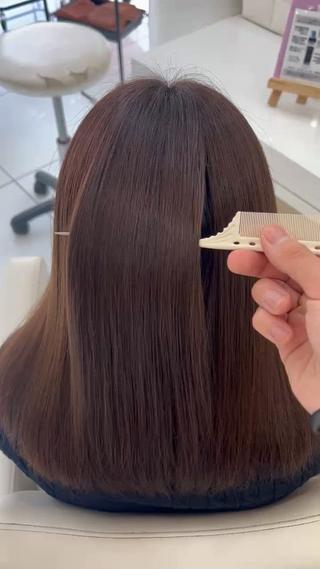 ミディアム 🫧髪質改善 縮毛矯正特化🫧中西のヘアスタイル