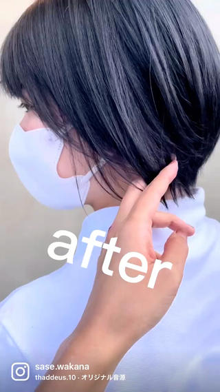 ショート カラー 北九州美容室 🕊️わかな✂︎のヘアスタイル
