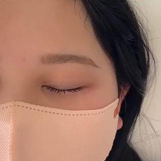 施術後の可愛い目元動画( ꇐᴗꇐ ) 