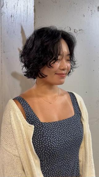 ショート パーマ ボブとパーマの達人 /美容室難民の方是非のヘアスタイル