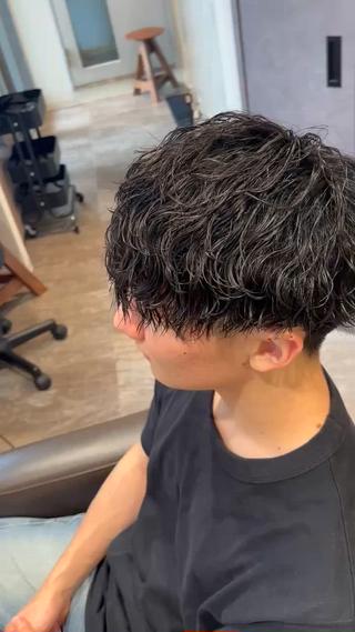 パーマ メンズ 💈メンズパーマ特化 金子温貴💈のヘアスタイル