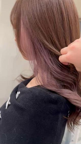 セミロング カラー 22日空き◎艶髪 misatoのヘアスタイル