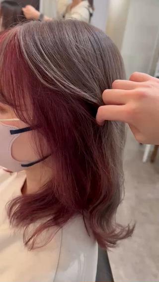 ミディアム カラー 22日空き◎艶髪 misatoのヘアスタイル