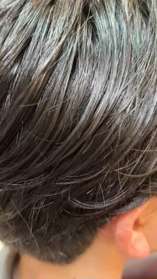 ショート パーマ メンズ 野々山 直貴のヘアスタイル