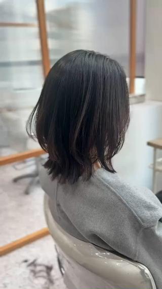 ミディアム 美髪矯正/髪質改善 /氏原のヘアスタイル