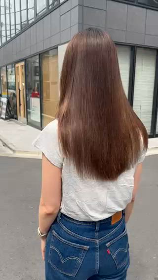 ロング 縮毛矯正専門店 Aoneエーワンのヘアスタイル