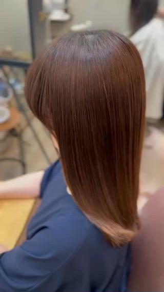 ロング 縮毛矯正専門店 Aoneエーワンのヘアスタイル