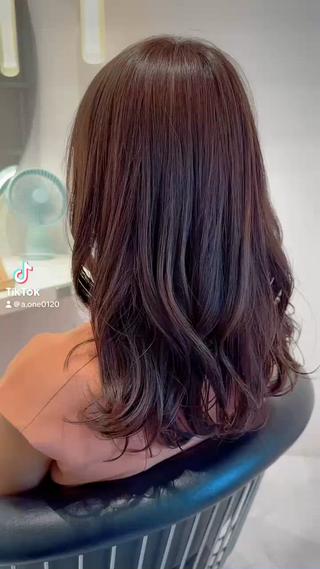 セミロング 縮毛矯正専門店 Aoneエーワンのヘアスタイル