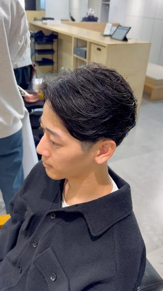 パーマ メンズ 永野 正芳のヘアスタイル