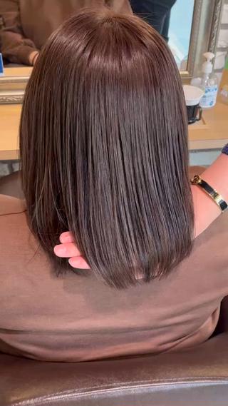 セミロング 美髪整形✨髪質改善 ✨中村弘仁/チーフのヘアスタイル