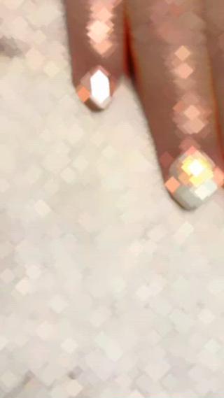 雪の結晶ネイル 