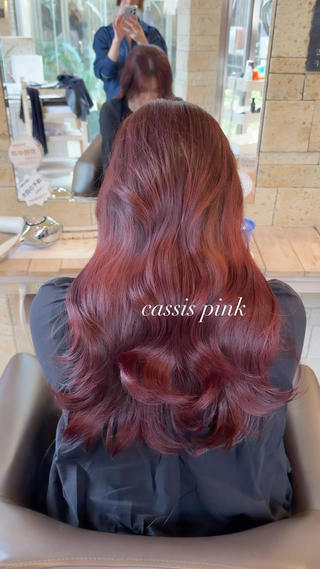 ロング カラー 艶カラー/メンズ パーマ/伊藤愛麻のヘアスタイル