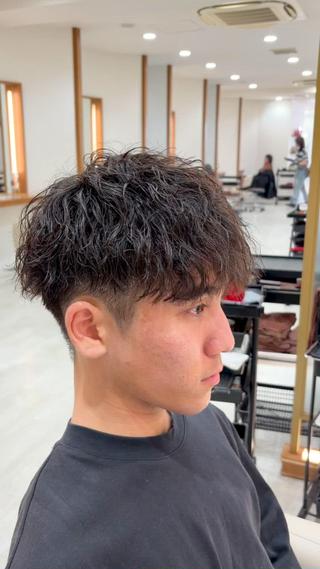 パーマ メンズ 眞田 晟希／メンズパーマのヘアスタイル