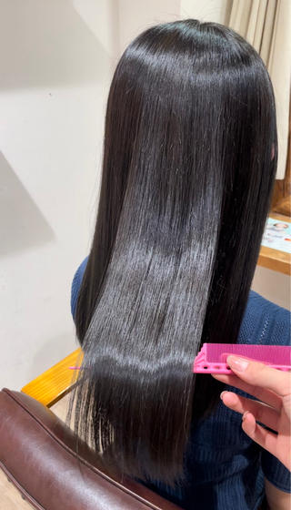 ロング カラー コトミ【メンズ】 【曲がる縮毛矯正】のヘアスタイル