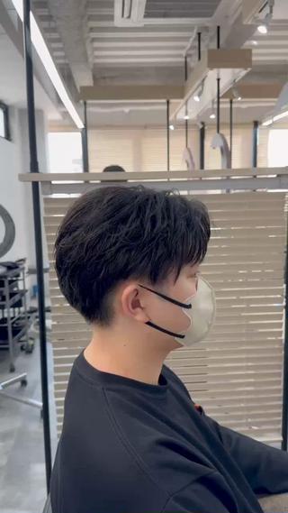 パーマ メンズ 堀 舜介/メンズカットのヘアスタイル