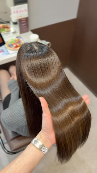 ロング 💎艶髪💎縮毛矯正 /髪質改善/ひかるのヘアスタイル