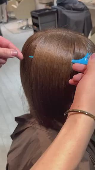 4ステップのトリートメントでこんなに艶が出ました
ダメージが気になる方やカラーのおともにオススメです！ 