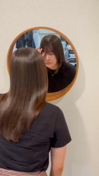 ロング 美髪矯正・ブリーチ 矯正🫧秋元ゆたかのヘアスタイル