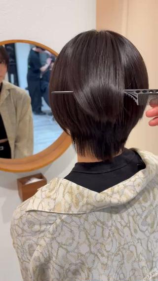 ショート 美髪矯正・ブリーチ 矯正🫧秋元ゆたかのヘアスタイル