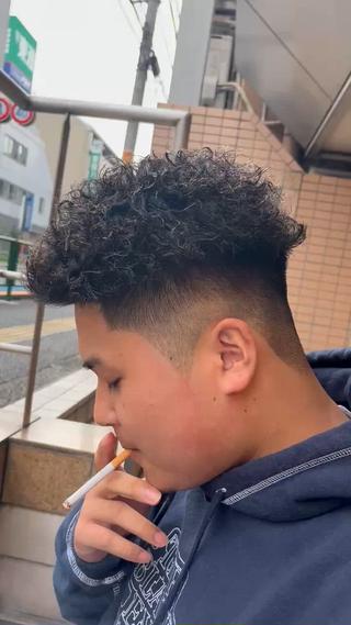 ショート Men's Hair & Shaving Ace Nakano【エース 中野】所属・💈バーバー💈 カイのヘアスタイル
