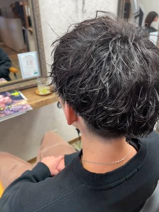 大人気波巻きパーマ