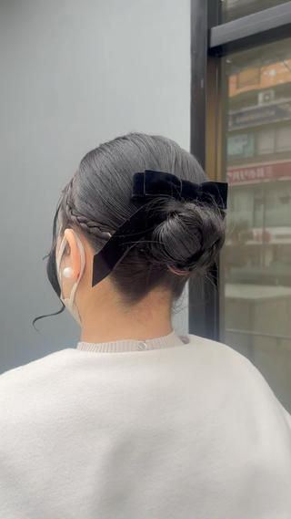 セミロング ヘアアレンジ 💎水野 帆那💎のヘアスタイル